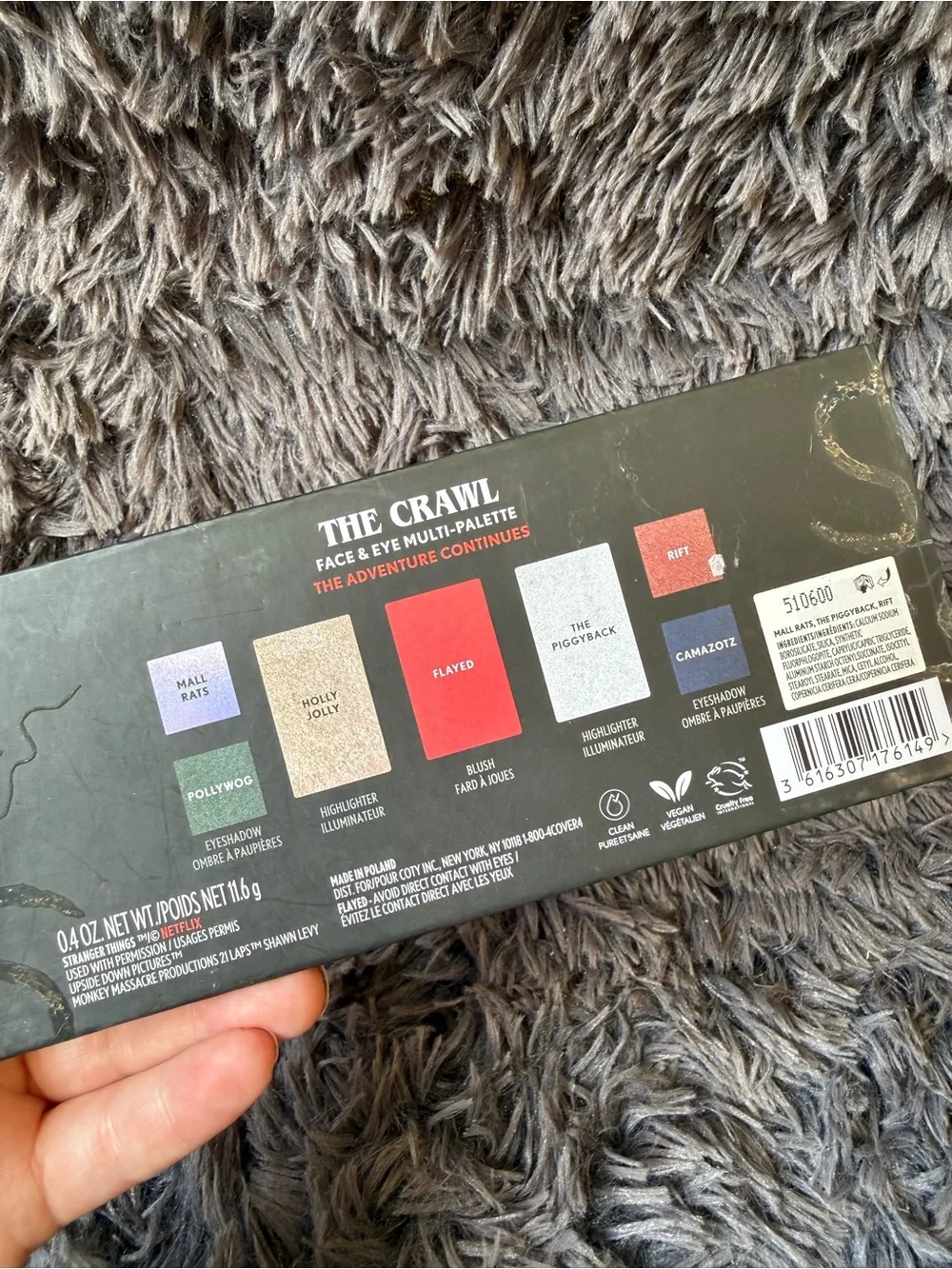 Covergirl x Stranger Things The Crawl Face and Eye Palette
